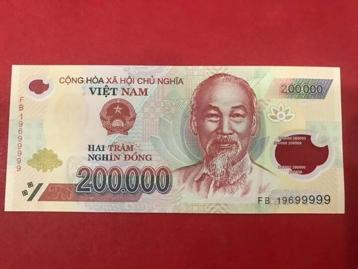 Hình ảnh tờ tiền 200 đồng