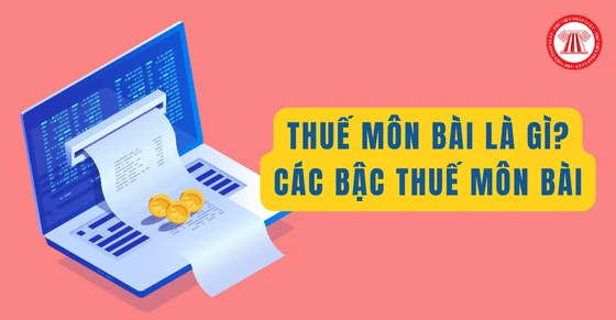 Các bậc thuế môn bài