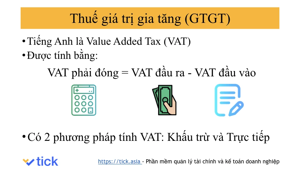 Hướng dẫn tính thuế GTGT