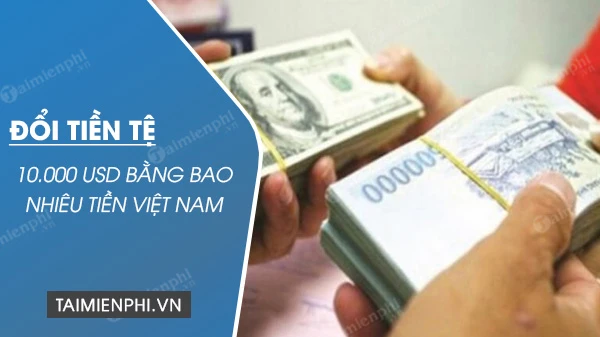 Hình ảnh tỷ giá USD hiện tại