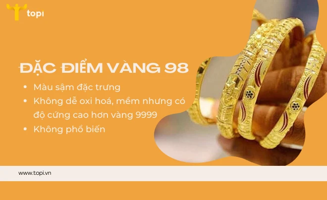 Đặc điểm của vàng 980