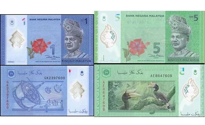 Mệnh giá tiền giấy Ringgit Malaysia