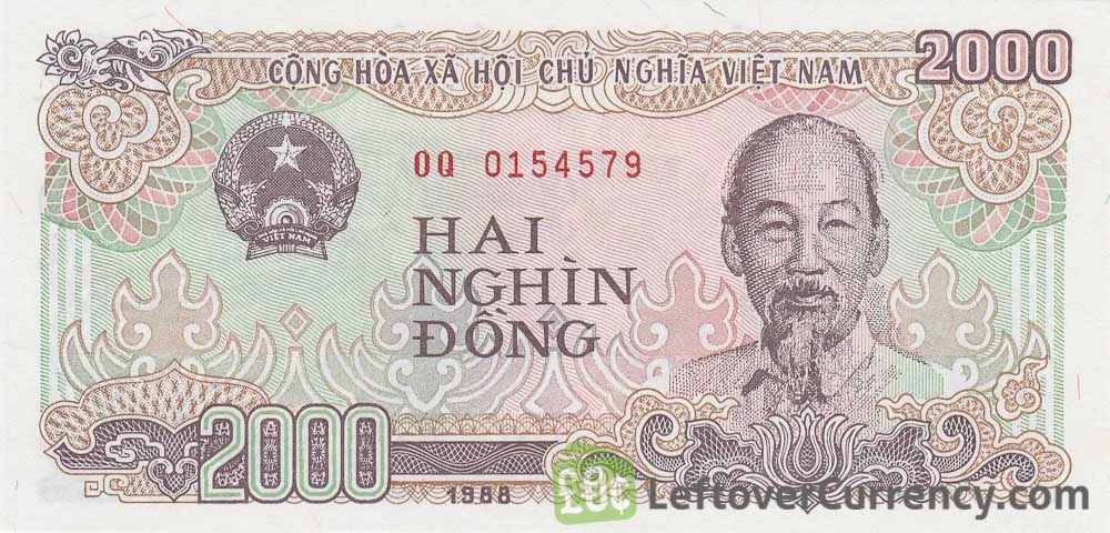 Hình ảnh về đồng tiền 2000 đồng Việt Nam