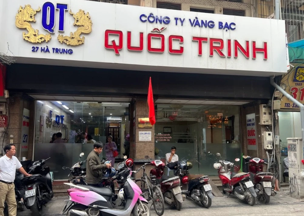 Cửa hàng vàng bạc tại Hà Trung