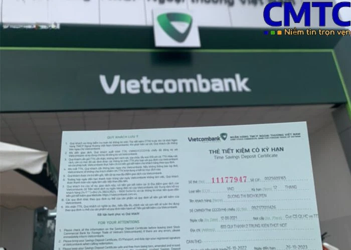 Sổ tiết kiệm Vietcombank