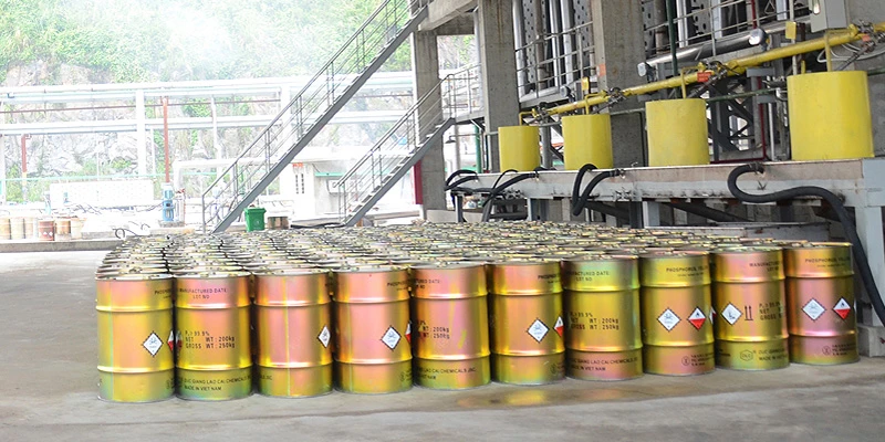 Hình ảnh nhà máy sản xuất phốt pho vàng
