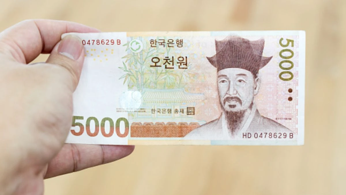 Giá trị của 5000 Won Hàn Quốc