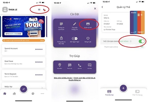 Xác nhận hủy tài khoản ngân hàng