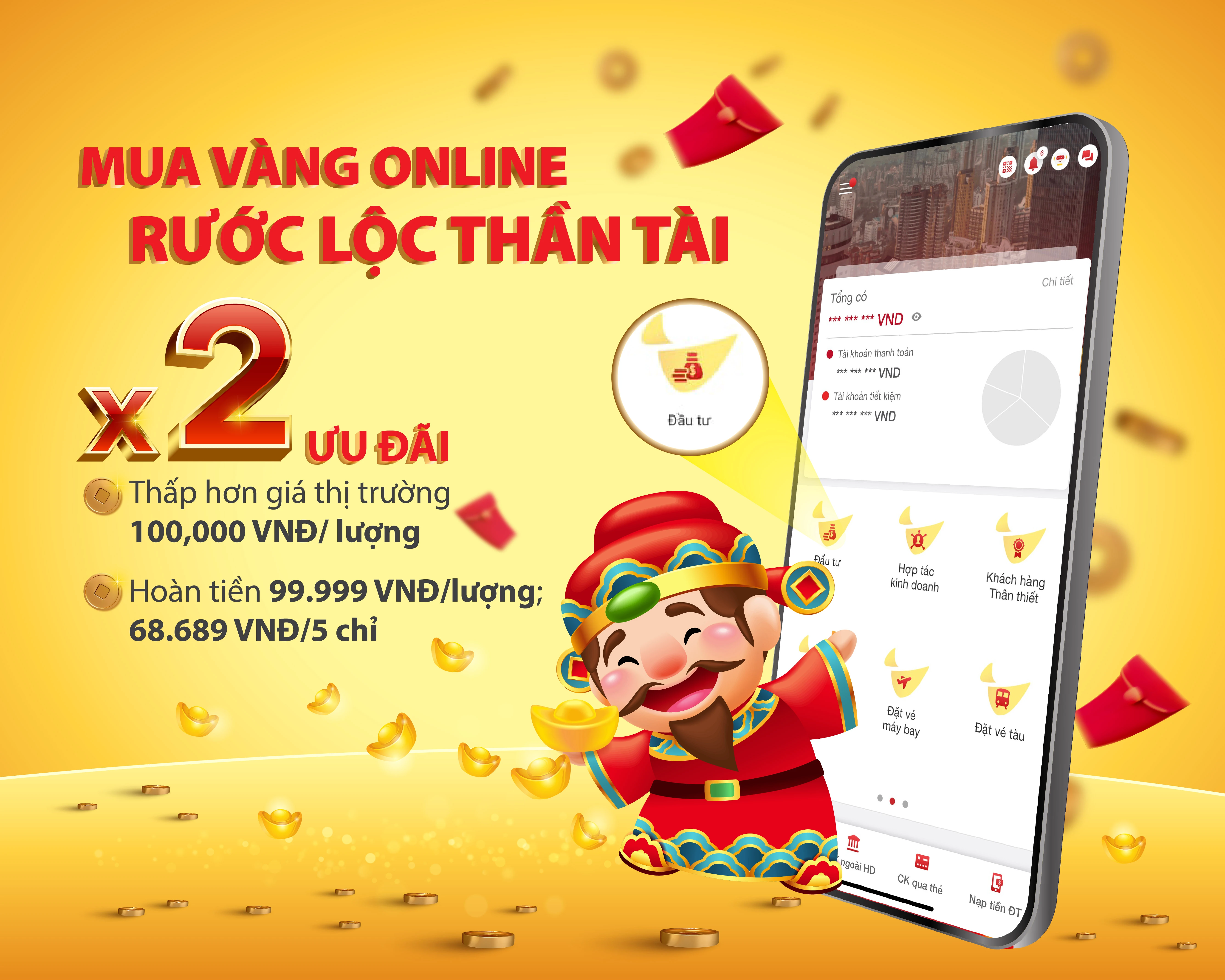 Mua vàng SJC online