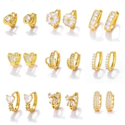 Bông tai vàng 18K tinh tế