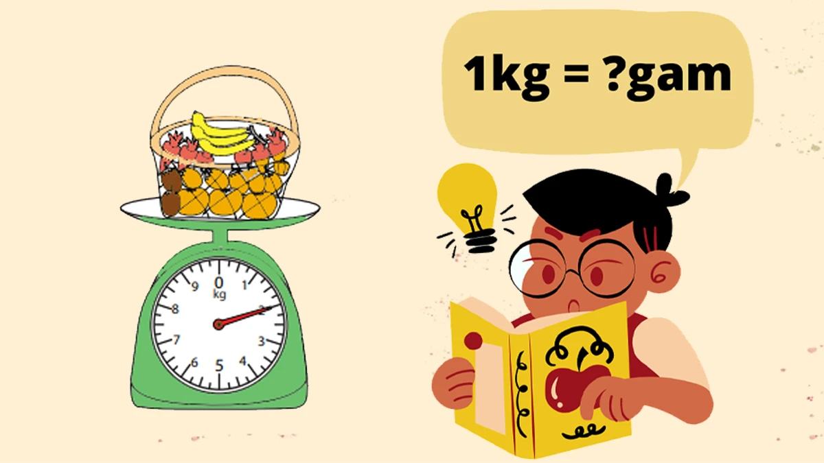 1 kg bằng bao nhiêu gam