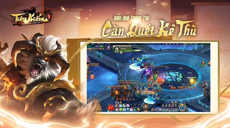Hình ảnh từ một trận chiến trong game