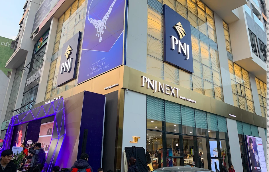 Cửa hàng PNJ tại Hà Nội