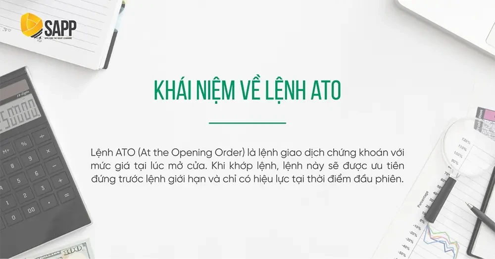 Lệnh ATO trong chứng khoán