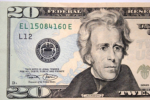 Tổng thống Andrew Jackson trên tờ 20 đô la