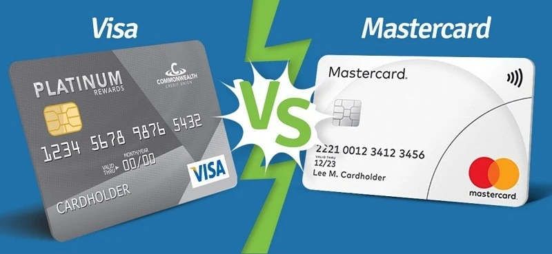 Phân biệt giữa thẻ Visa và thẻ MasterCard