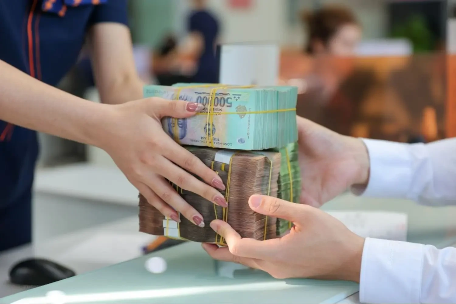 Hình ảnh minh họa về vay vốn ngân hàng