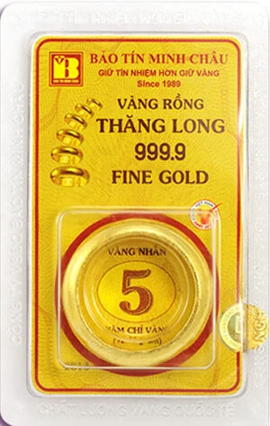 Vàng miếng Rồng Thăng Long - Bảo Tín Minh Châu