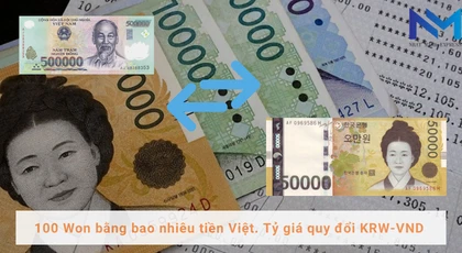 Giá quy đổi Won sang VND