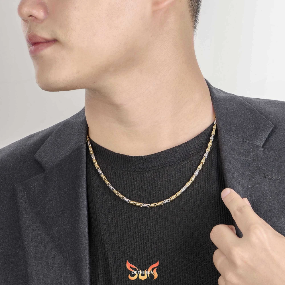 Dây chuyền nam 3 chỉ