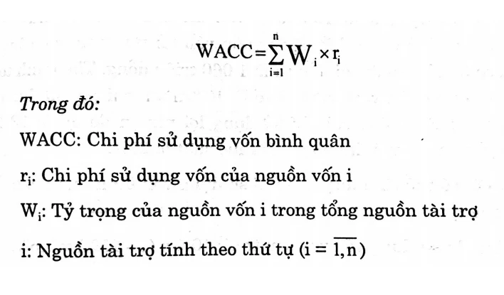 Các yếu tố ảnh hưởng đến WACC