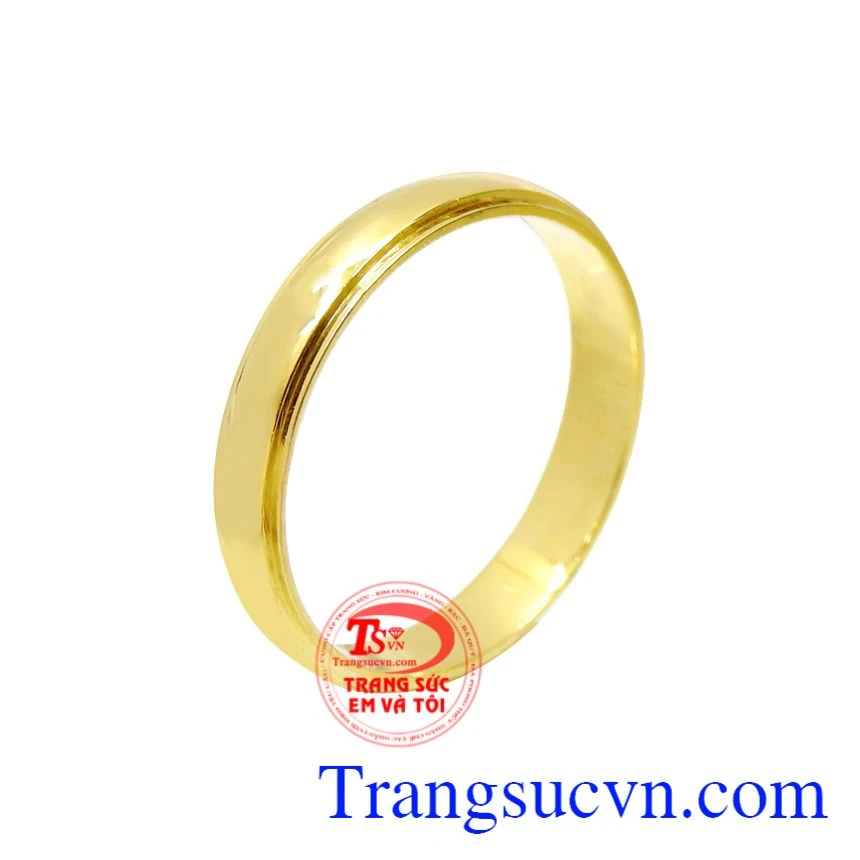 Nhẫn vàng tròn xu hướng