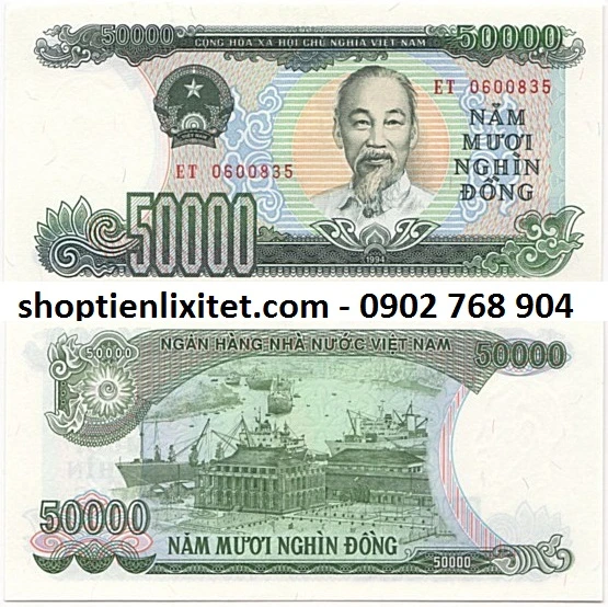 Tờ tiền cotton 50.000 đồng