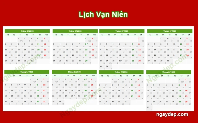 Lịch Vạn Niên