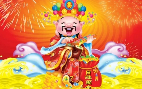 Mâm cỗ cúng Thần Tài