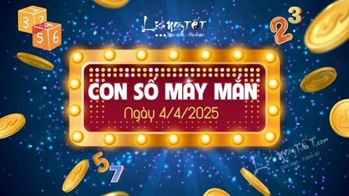 Con số may mắn hôm nay