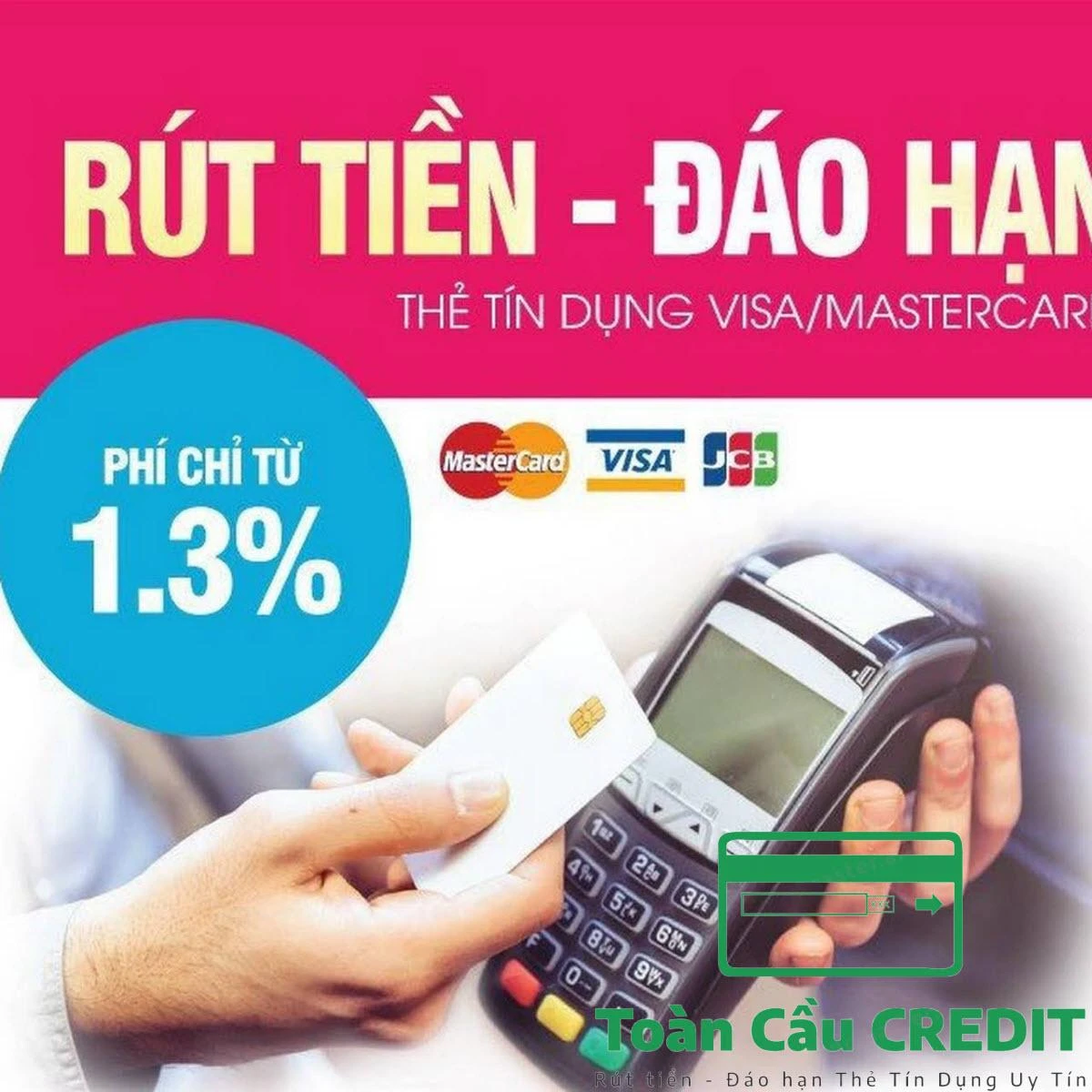 Dịch vụ rút tiền thẻ tín dụng tại Hà Đông