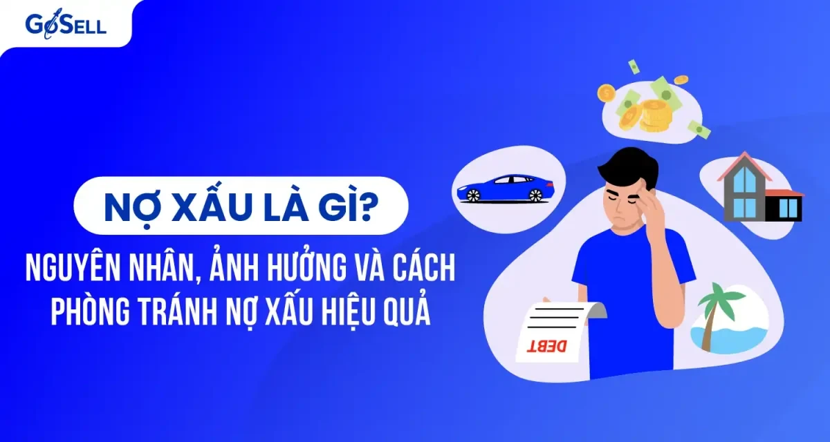 Hình ảnh minh họa tác động của nợ không tốt