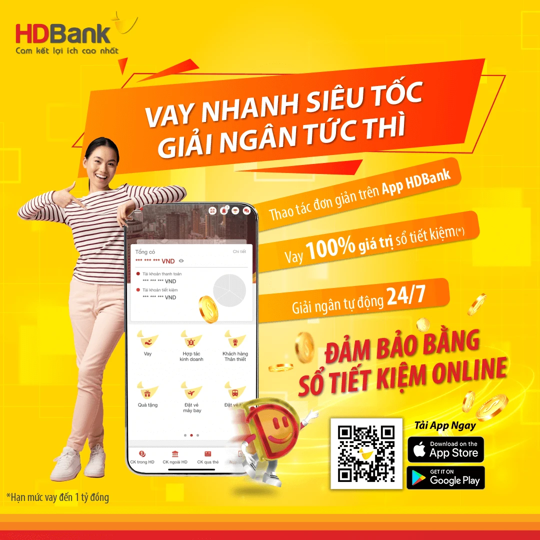Hình minh họa quy trình vay tín chấp