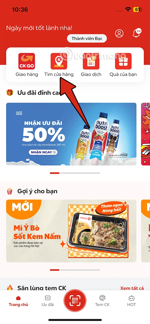Tìm cửa hàng gần nhất