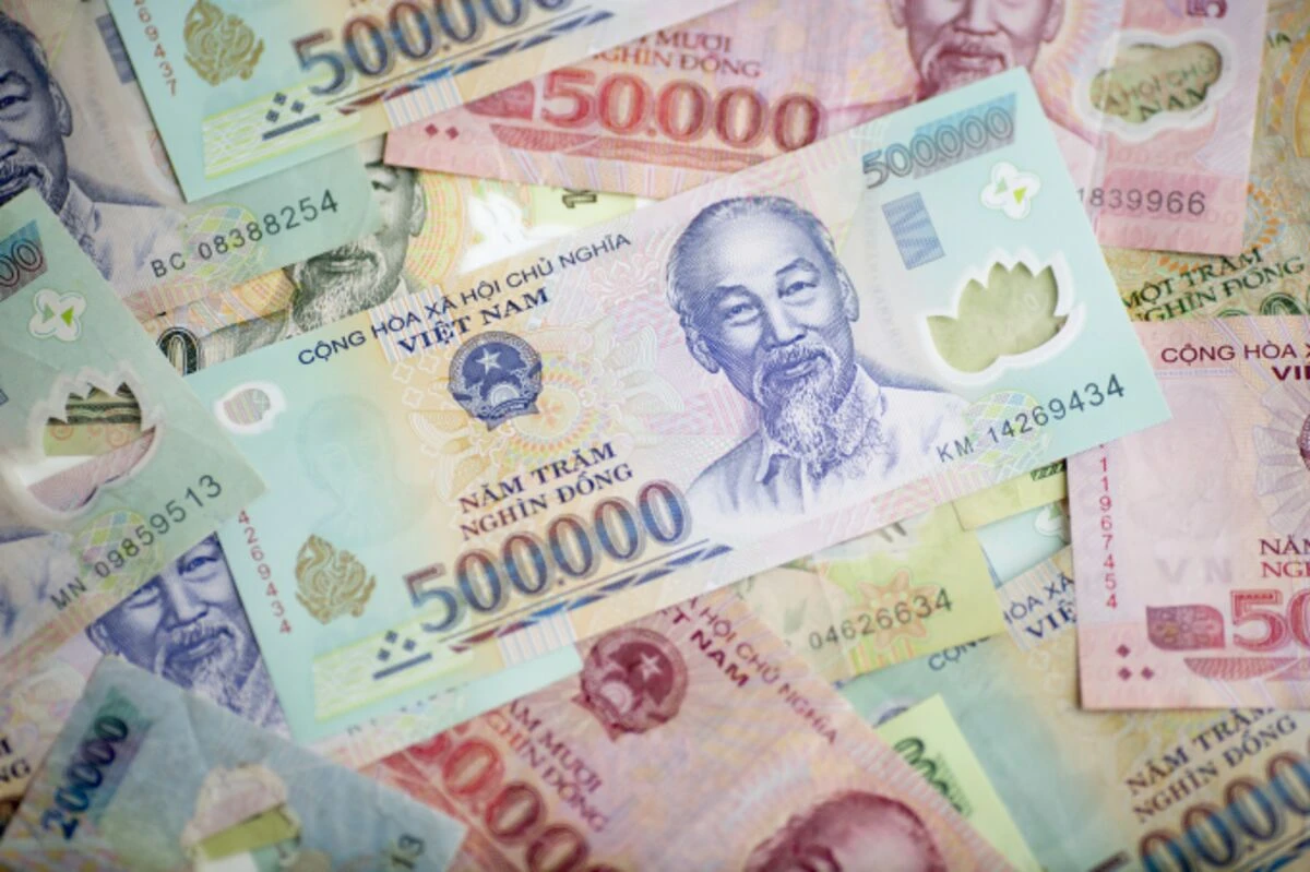 Hình ảnh tỷ giá hối đoái USD/VND