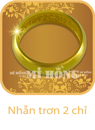 Nhẫn tròn 2 chỉ