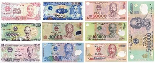 Các mệnh giá tiền Việt Nam
