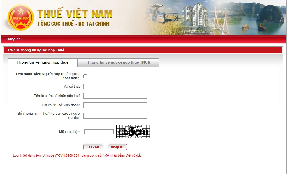 Hình ảnh minh họa mã số thuế