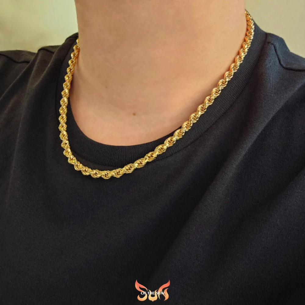 Dây chuyền nam 24K