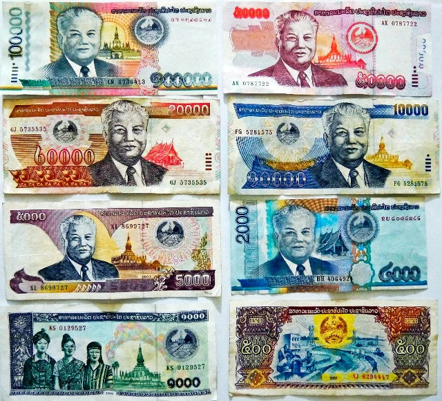 Mệnh giá tiền Lào