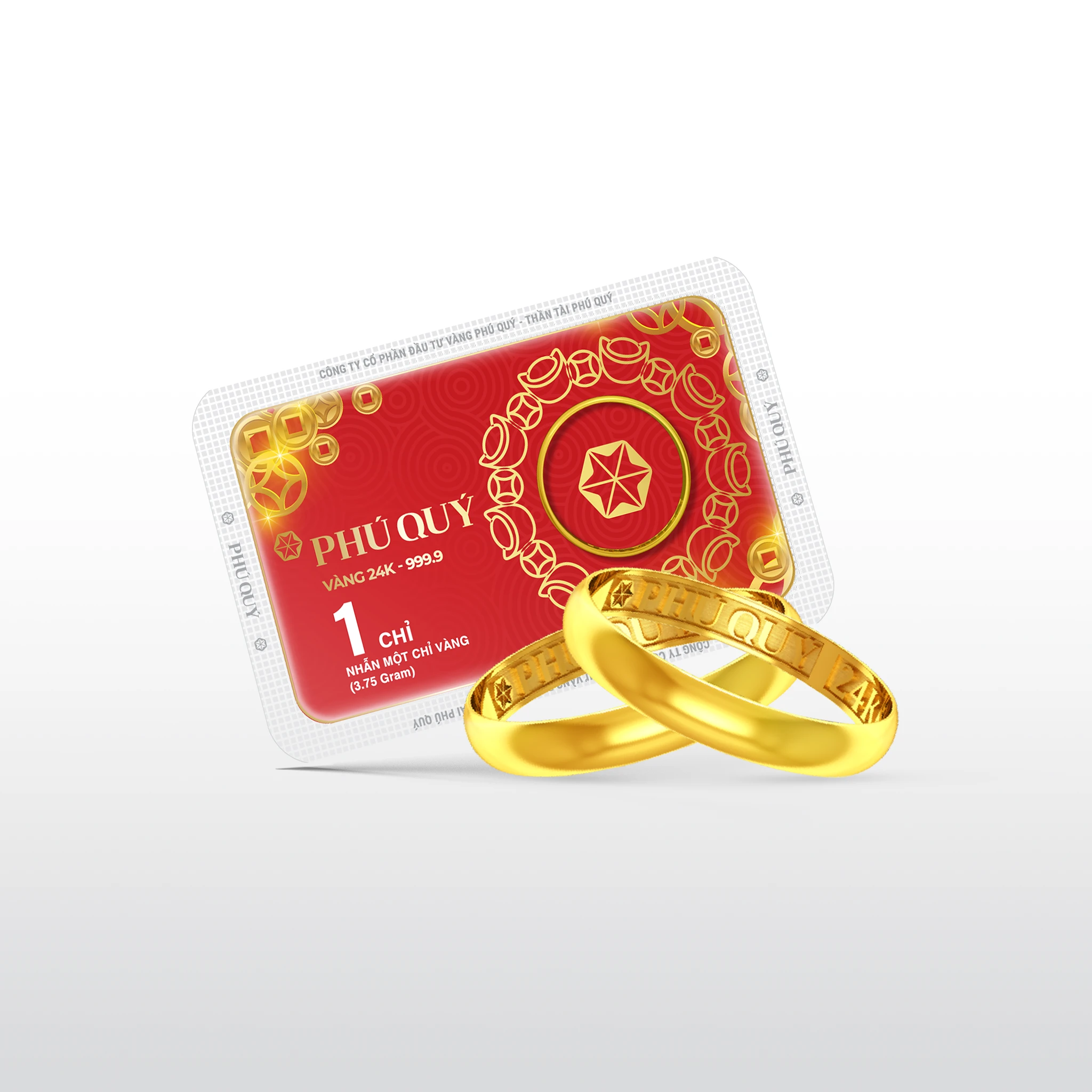 Nhẫn vàng TÀI LỘC 1 chỉ - Ngọc Thịnh Jewelry