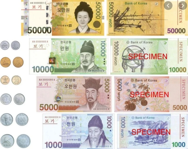 Chuyển đổi Hàn Quốc Won KRW và Việt Nam Đồng VND