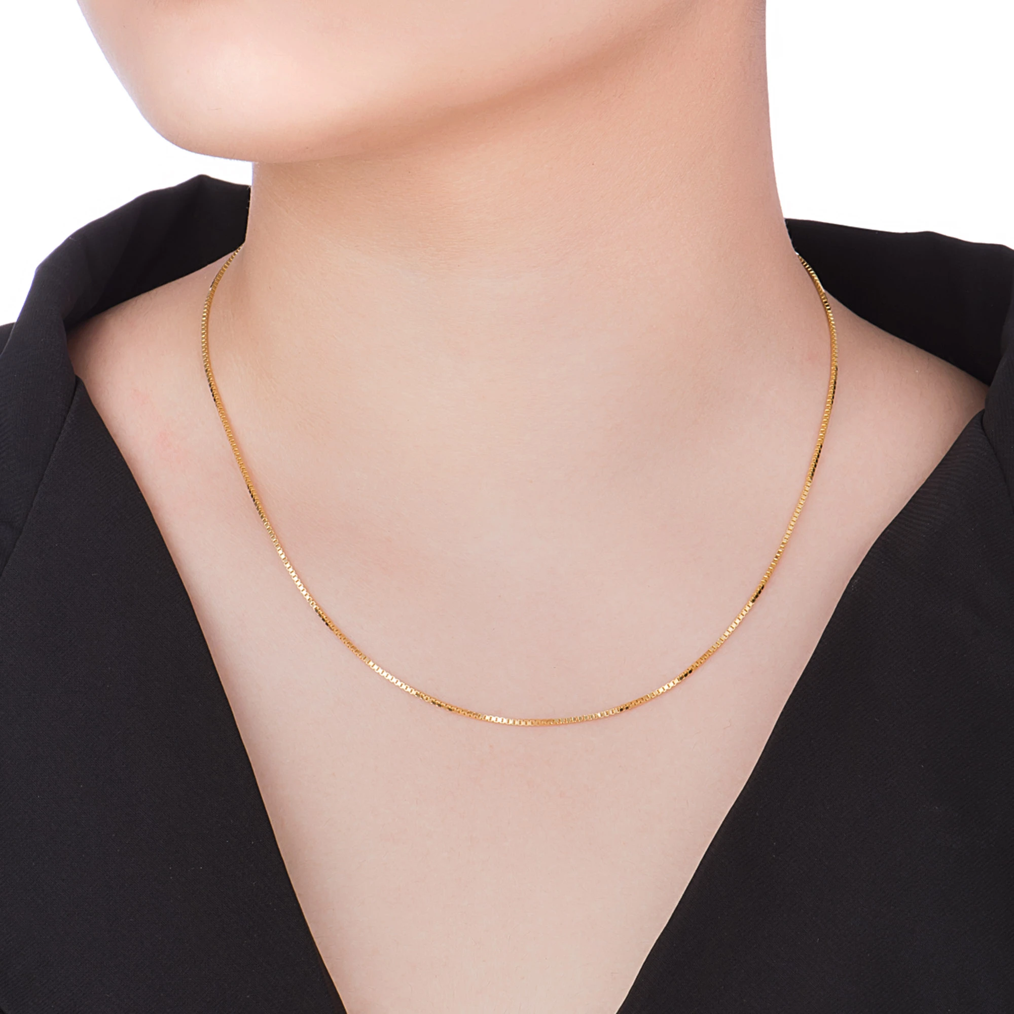 Dây chuyền vàng nữ 18k 1 chỉ