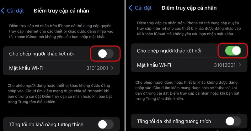 iPhone không hiện điểm truy cập cá nhân và các biện pháp khắc phục