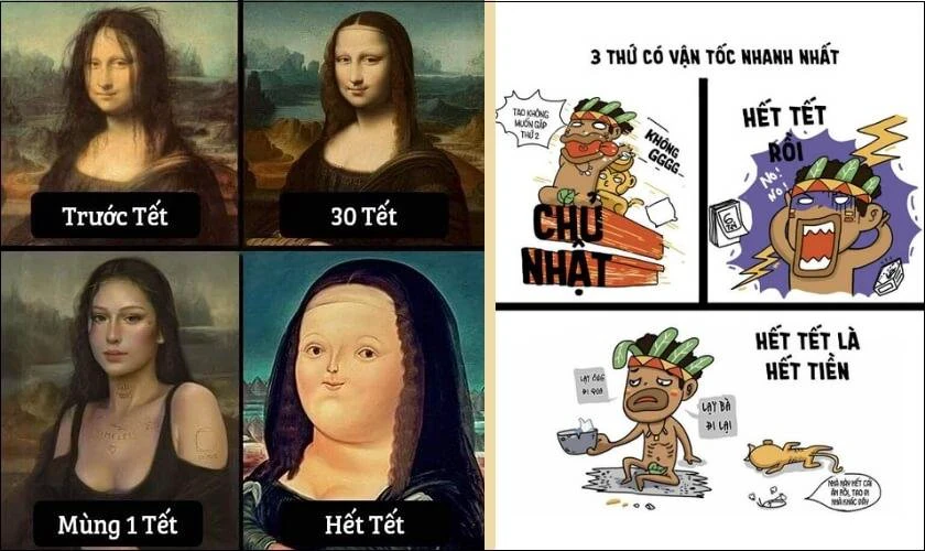 Sưu tầm 50+ mẫu meme Tết độc đáo cho Tết 2024