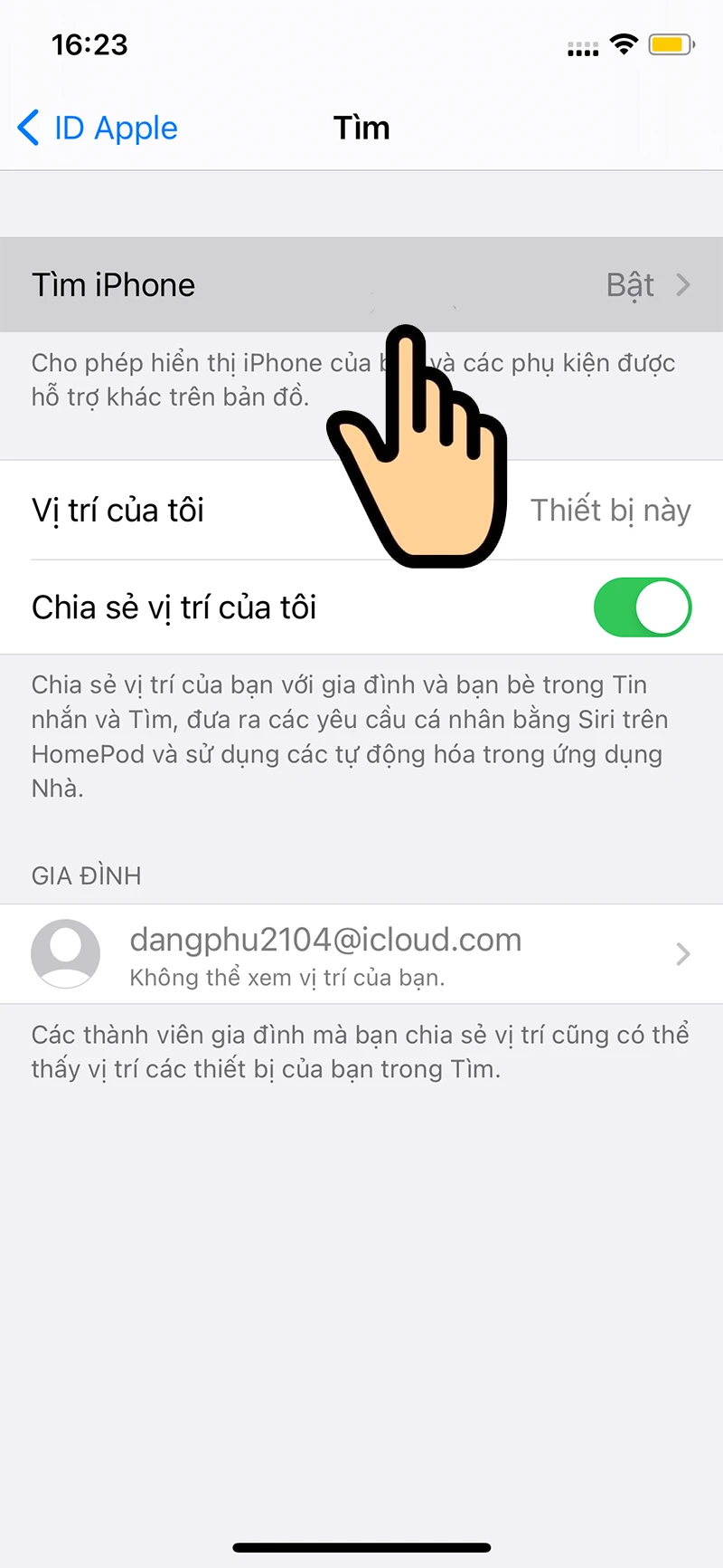 Cách tìm iPhone bị mất kể cả khi bị tắt máy với iOS 14