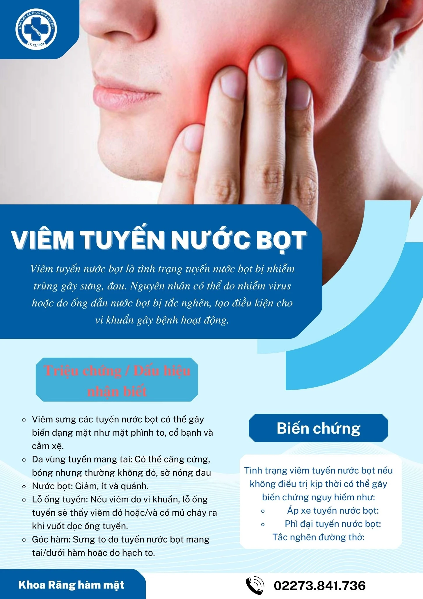 Viêm tuyến nước bọt - Triệu chứng và cách điều trị