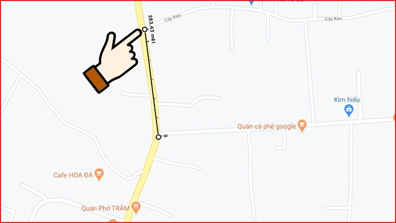 Cách đo khoảng cách trên Google Maps chính xác giữa các điểm bất kỳ