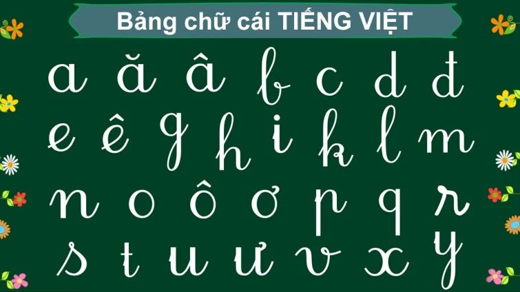 [2024 CẬP NHẬP] Bảng chữ cái tiếng Việt 29 chữ chuẩn Bộ Giáo Dục mới nhất