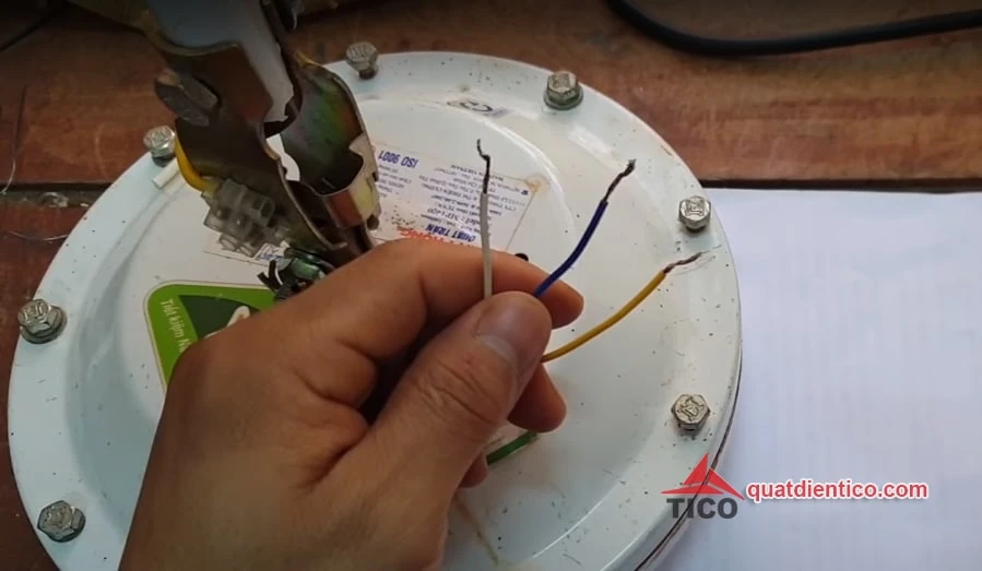 Sơ đồ mạch điện quạt trần, cách đấu nối tụ và hộp số cho quạt trần